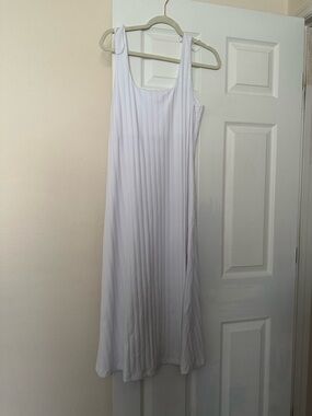 ZARA White Ribbed Tank Dress